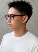 スパイキーショートメンズビジネスマンスーツ高校生大学生
