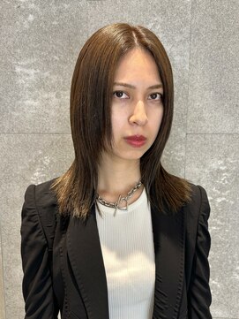 ピークアブー 原宿ハラカド(PEEK-A-BOO) レイヤー顔まわりシャギーくびれミディアム原宿