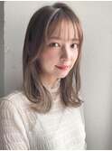 チェリーブラウン艶感レイヤーカットサイドバング#330f0605