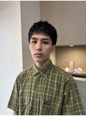 ダウンバングスタイルスパイキーショート