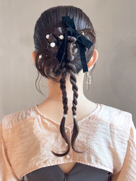 アルバム 銀座(ALBUM GINZA) ロングおくれ毛美髪韓国ヘア顔周りレイヤー_ba555891