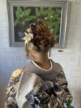 クーヘアー(CUUHAIR) 振袖 ヘアアレンジ