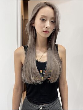 ペレ アネックス 大阪梅田茶屋町店(PELE ANNEX) ホワイトグレージュ/デジタルパーマ/フェザーパーマ/梅田