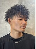 あっさりツイストパーマ