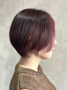 エンクス(enx) ミディアムヘア/暗めカラー/グランマッシュ/鶴ヶ峰MH98