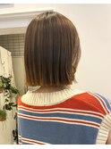 切りっぱなしボブ