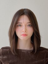 コア銀座メゾン(COA GINZA Maison)&nbsp;髪質改善レイヤーカット前髪カット顔周りレイヤー暗めカラー銀座