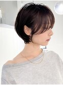 黒髪カタログ/ショート/オリーブグレー/小顔に見せるヘア☆140