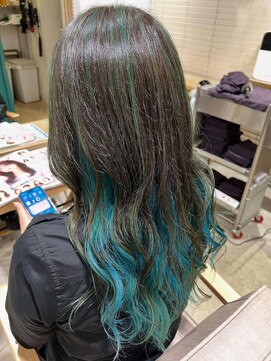 ラピスタ 池袋(Lapista) 韓国ヘアレイヤーカットダブルハイライトカラー【Lapista池袋】