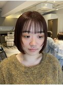 ミニボブと顔周り オレンジカラー &nbsp;☆小畑