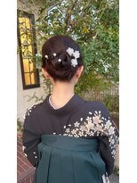 ナナホシ(NANAHOSI) 袴着付とヘアセット