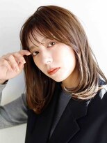 ロッソ ヘアアンドスパ 北千住店(Rosso Hair&SPA)&nbsp;ナチュラルセミロング平巻きスタイル【北千住】