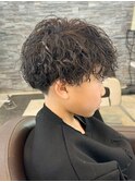 宇都宮メンズカットメンズパーマ波巻きスパイラルパーマツイスパ
