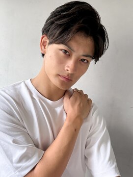 リヤン 表参道(lyann) 前髪パーマナチュラルヘア大人似合わせカットセンターパートa