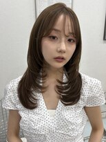 ハニー 町田(HONEY)&nbsp;レイヤーカット/ハッシュカット/オリーブベージュ