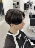 曲がる縮毛矯正センターパート