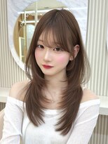 アフロートリノ(AFLOAT Leino)&nbsp;レイヤーカット　韓国前髪　韓国ヘア　顔周り　2wayバング