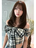 ランズ アネックス 梅田(LANDS ANNEX) 前髪ありなレイヤーカット 【大阪 梅田】