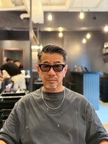 ザマンニューヨーク メンズ 白金店(THE MAN NewYork)&nbsp;刈り上げサイドパート/白金台/目黒/白金/白金高輪/七三分け