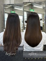 ミリ 奈良店(mm) noa___hikaru 奈良市 髪質改善縮毛矯正 髪質改善