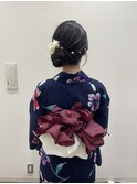 浴衣着付け