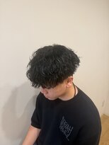 クロウ 豊川(CROW)&nbsp;シャドウパーマ波巻きパーマ豊川メンズパーマ