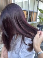 サムウェア(SOMEWHERE)&nbsp;ブリーチなし艶髪大人ヘアカシスラベンダー
