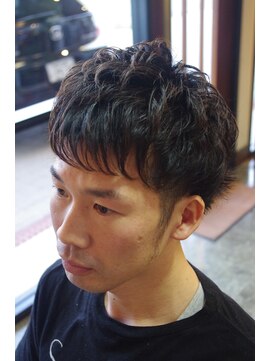 ディスパッチヘアー 甲子園店(DISPATCH HAIR) 面長男子に似合うスタイル。