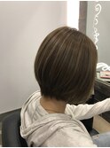ショート×ボブ