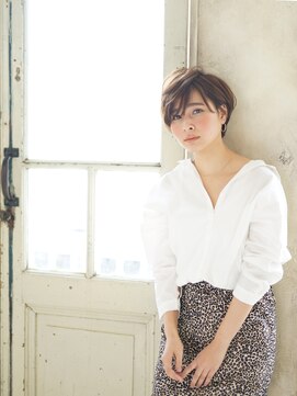 アビエクレール 河内花園(abije claire) 大人おしゃれなハンサムショート★20代30代50代 髪質改善