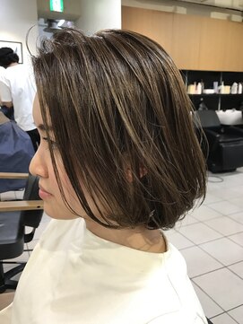 ペネロープ(Penelope) カーキベージュソフトボブ YACHI