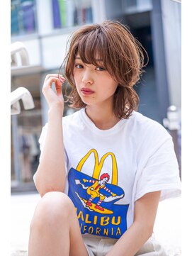 エース (ACE) ACE ゆるふわパーマ×3Dベージュカラー 横浜