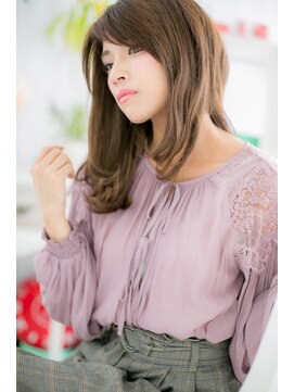 ミック ヘアアンドビューティー 大山店(miq  Hair&Beauty) くせ毛風ワンカールで大人フェミニンに♪a