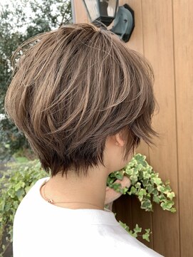アース 天童店(HAIR&MAKE EARTH) モテ髪ショートボブ