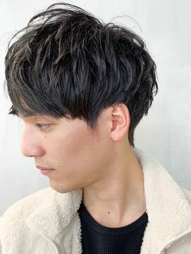 アイティー バイ アルバム 浦和店(IT by ALBUM) ニュアンスマッシュサイドパートフェードカット_ba281822