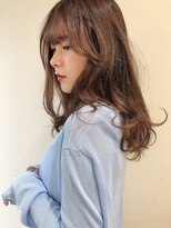 ラル 立川(lar)&nbsp;ハニーブラウン_厚めバングローライトアッシュブラウン