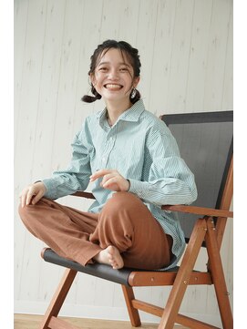 アイコニック 豊田店(ICONIQ) 大人気小顔カット☆仕上がりが柔らか、顔にかかるやさしい感触♪