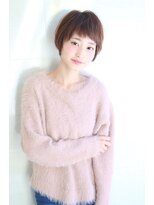 オーロ 緑地公園店(ORO)&nbsp;イメチェンローライトフォギーベージュ小顔ワンサイドショート