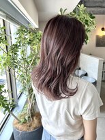 フラッグ ヘアー 天神西通り店(Flag HAIR)&nbsp;モーブグレージュ☆エアタッチ☆ケアブリーチ