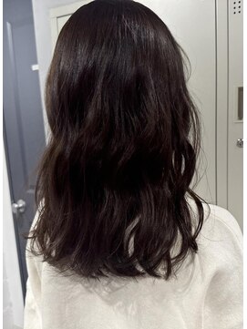 シェル 吉祥寺(shell) グレージュカラー/ボブウルフ/黒髪/ココアベージュ