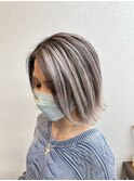 外はねbob、バレイヤージュ