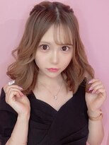 シーズン 大阪(SEASON) 【ヘアセット】ミディアムアレンジ×ハーフアップ