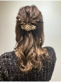 ハーフアップ☆