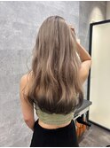 【lilley 稲永麻衣】ベージュ+グラデーション+天神韓国ヘア