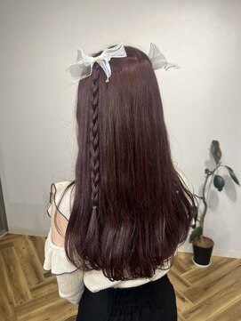ラニヘアサロン(lani hair salon) ピンクレッド♪