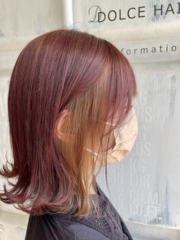 ドルチェヘアー 今里店(DOLCE hair)の写真/イルミナカラーは透明感や柔らかさが出ると大人気☆イメチェンを図りたいこれからの季節にぜひTRY！！