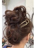 アバウトお団子ヘアー
