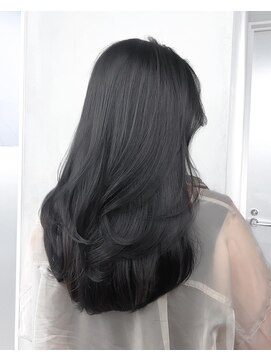 サイン 渋谷(SIGN) ザクザクレイヤーカット巻き方簡単ミディアムロング韓国表参道