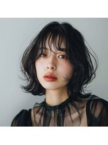 クラッチアートワークス(CLUTCH ART WORKS) 小顔カットくせ毛風カールナチュラルカール愛され