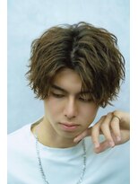 クロムトウキョウ ザ バーバー 新宿本店(CHROM TOKYO the Barber)&nbsp;ツーブロックマッシュツイストスパイラルパーマ